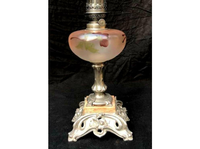 Lampe à pétrole toupie émaillée  LA35