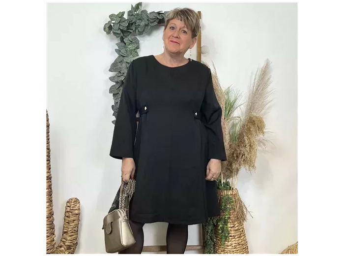 Z380- Robe Christy (T44-T52) (noir)