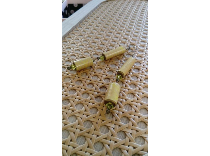 Boucle d'oreilles pour oreilles percées. Accroche sans nickel