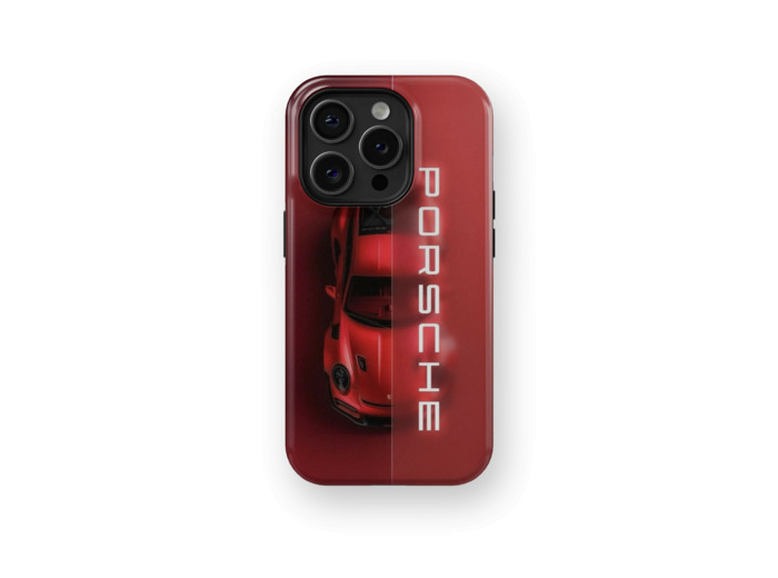 Porsche Team | Coque de téléphone 3D 2en1 Ultra-résistante