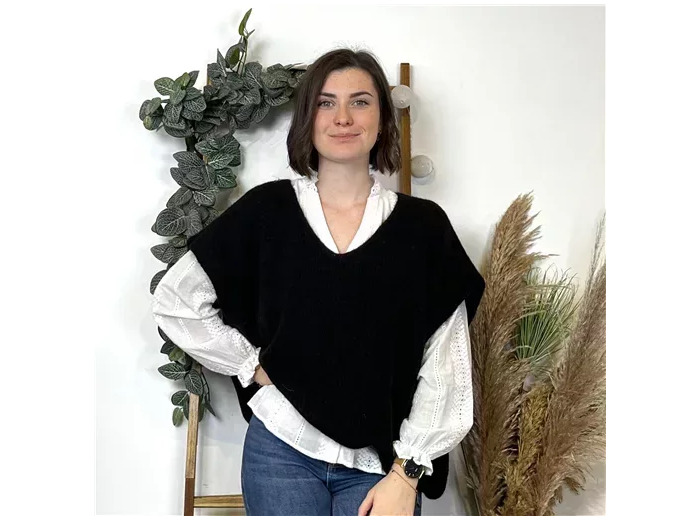 K523- Pull Mohair (Tu) 🇮🇹 (noir)
