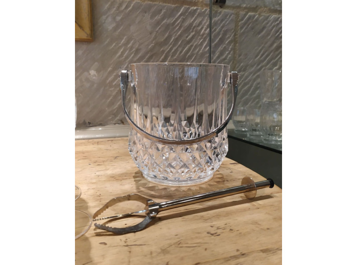 Seau à glaçons Cristal d'Arques modèle Longchamp
