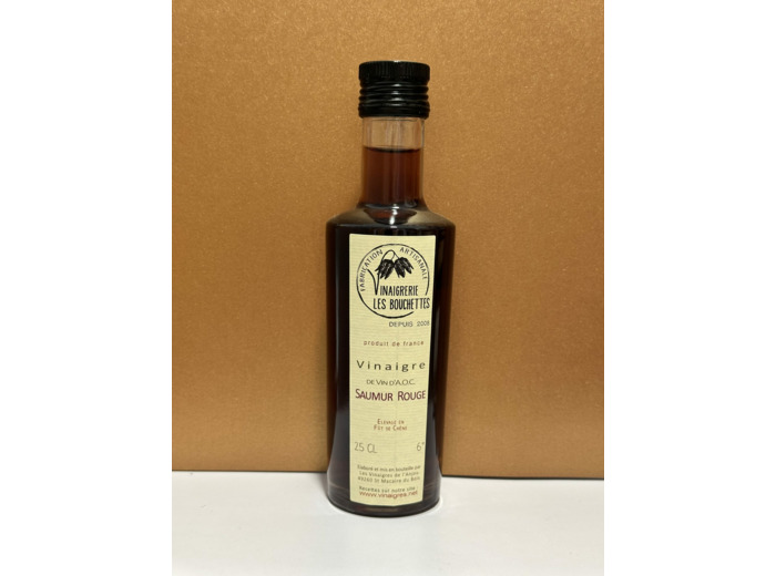Vinaigre de vin Saumur Rouge (25cl) "Vinaigrerie les Bouchettes"