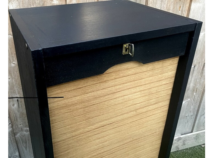 Meuble classeur plaqué chêne