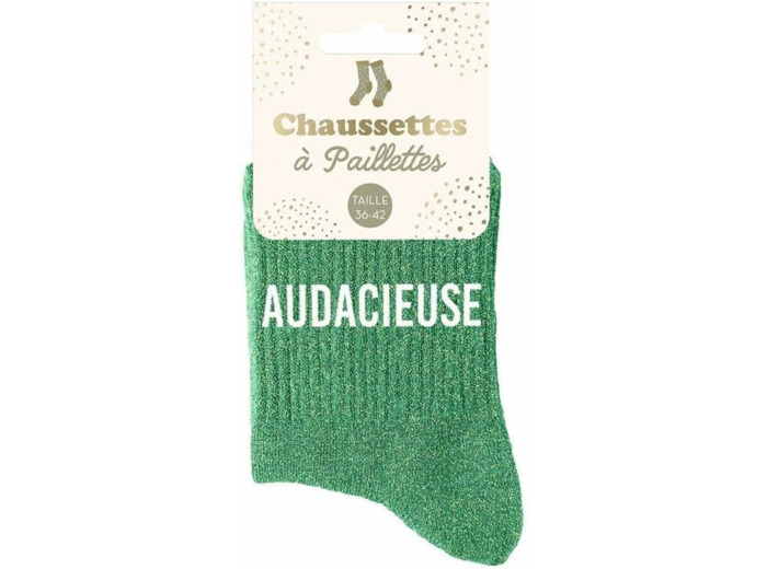 STC Chaussettes paillettes audacieuse