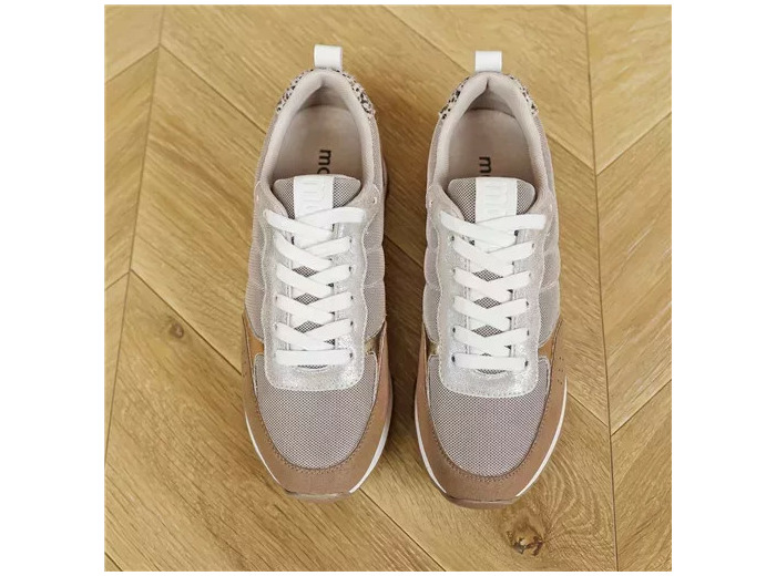 R402- Sneakers Moow "Grande Pointure" (T40-T43) (camel)