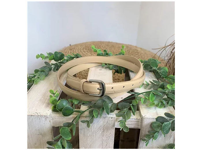 V696- Ceinture sécable Très Fine 1.8cm (beige)