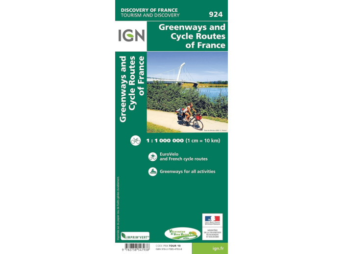 924 - VELOROUTES ET VOIES VERTES DE FRANCE