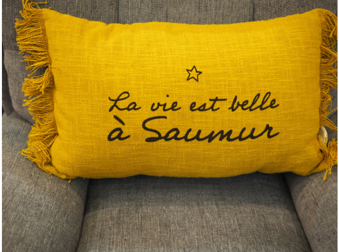 Coussin rectangle Saumur