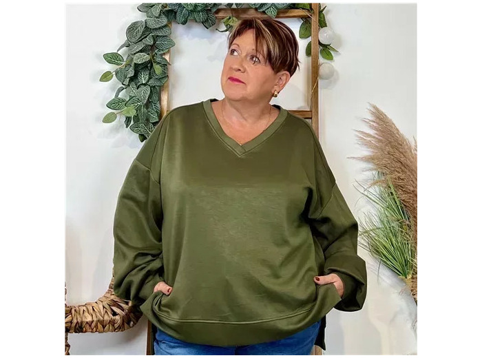 Z120- Sweat uni C’Mélodie (Gt) 🇮🇹 (kaki)