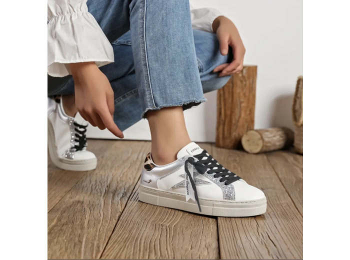 Basket Femme Silver - Tess - Findlay