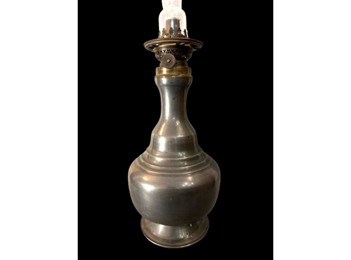 Lampe à pétrole en étain LA168