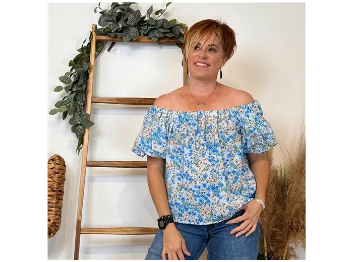 L118- Croptop Liberty (Tu) 🇮🇹 (bleu ciel)