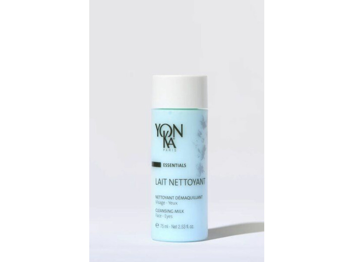 Lait Nettoyant Yonka 75ml - Visage, Yeux & Lèvres - Démaquille, Nettoie et Apaise