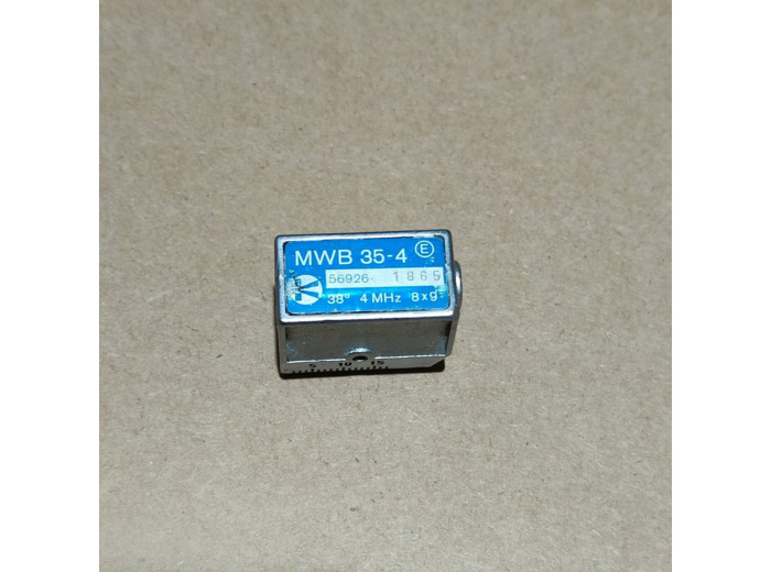 Krautkramer - Convertisseur MWB 35-4 38° 4MHz 8x9