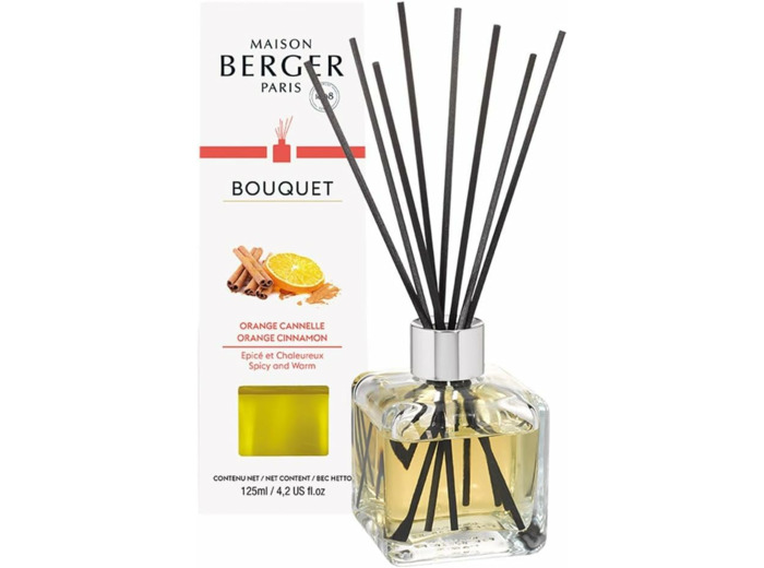 Parfum Berger 6002 Bouquet Parfum Cube Orange de Cannelle Transparent