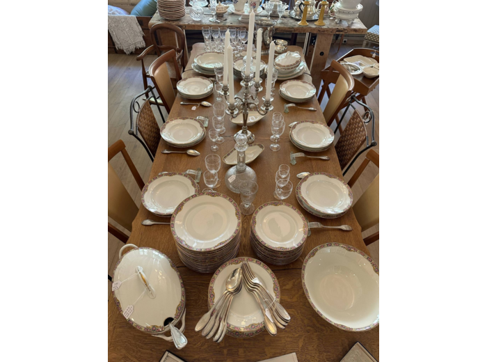 Service de table ancien Baranger Reboisson & Pradet - Limoges