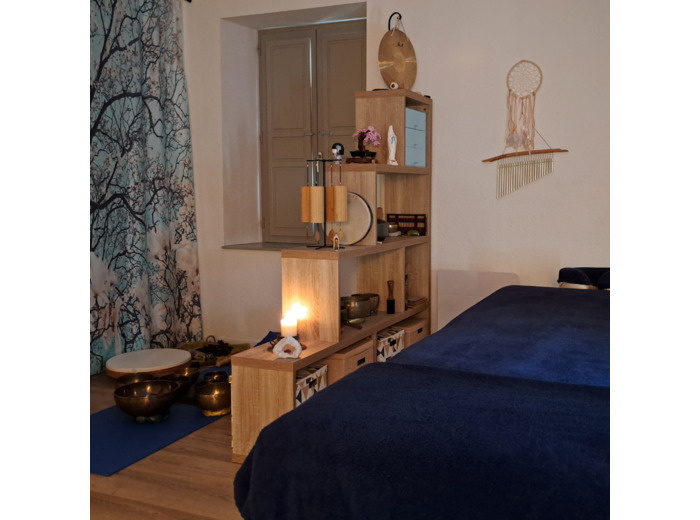 Carte cadeau - Massage sonore "Harmonie des sens" - Solo 1h