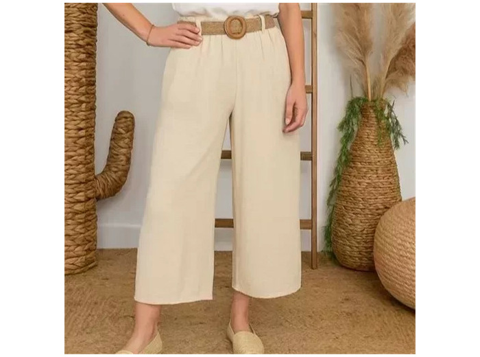 L781- Coupe 7/8ème Flare (Tu)  🇮🇹 (beige)