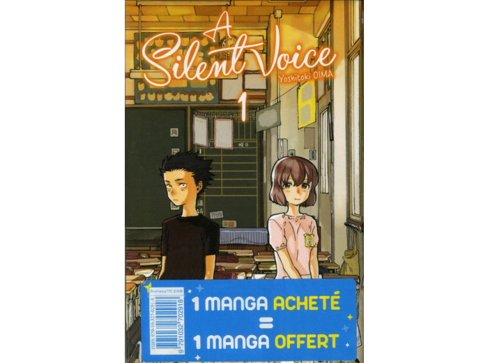 PACK OFFRE DECOUVERTE A SILENT VOICE T01 & T02