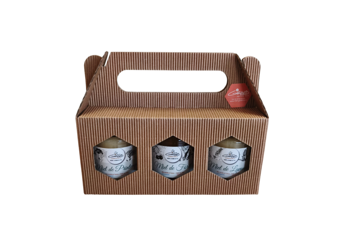 Coffret de Miels – 3 pots de 250 g