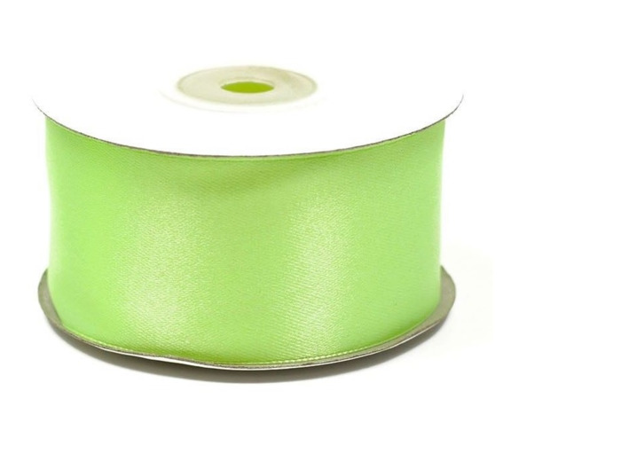 Ruban satin 38 mm de large bobine de 25 m vert clair
