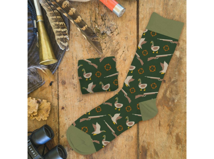 Chaussettes Passion Chasse à Motifs
