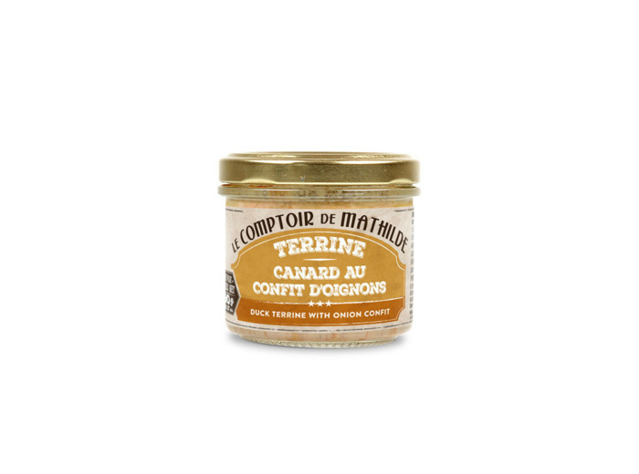 Terrine canard au confit d'oignons 90g