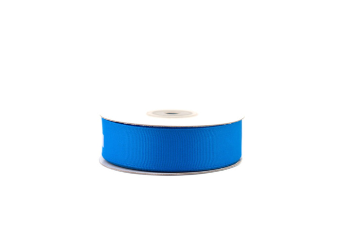 Ruban gros grain 25 mm de large bobine de 25 metres de long bleu roi