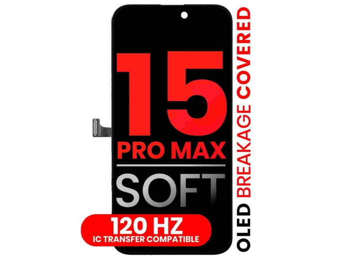 Bloc écran OLED pour iPhone 15 Pro Max - XO7 Soft