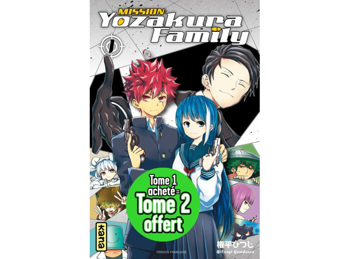 MISSION: YOZAKURA FAMILY - PACK 1+1 MISSION : YOZAKURA FAMILY (TOMES 1+2) - OP 1+1 2023