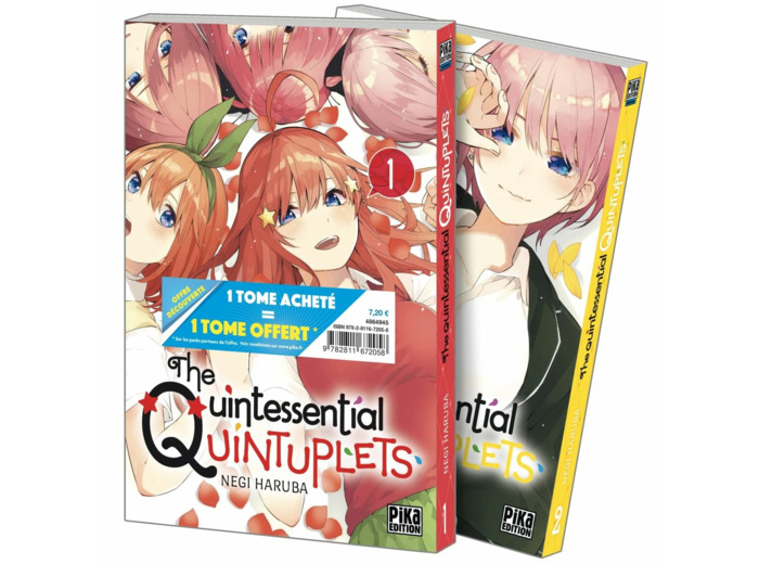 THE QUINTESSENTIAL QUINTUPLETS PACK OFFRE DECOUVERTE T01 ET T02