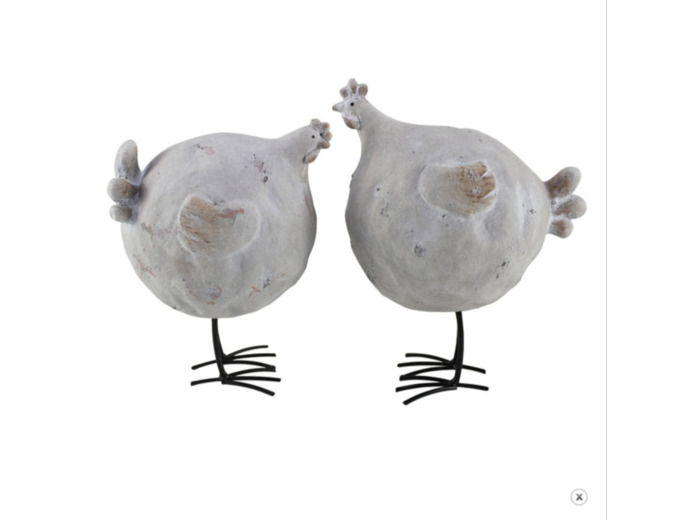 Petite poule terracotta