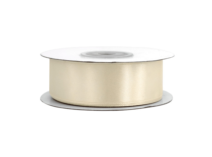 Ruban satin beige 824 largeur 25 mm