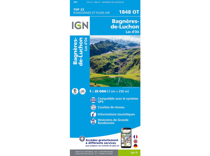 1848OT BAGNERES DE LUCHON LAC D'OO