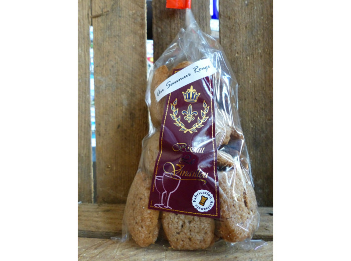 Biscuits au Saumur rouge "Le Vinaillou" (250gr)