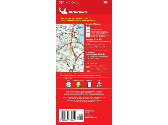 CARTE NATIONALE FINLANDE / FINLAND