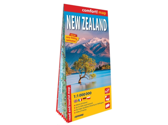 NOUVELLE-ZELANDE 1/1.000.000 (CARTE GRAND FORMAT LAMINEE). NEW ZEALAND