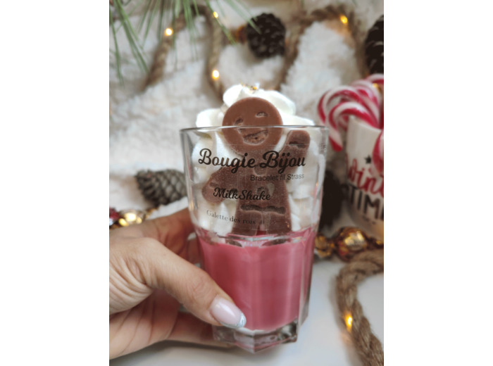 Bougie bijou - GALETTE DES ROIS (Strass)