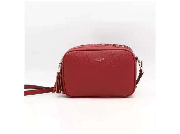 P428- Sac Flora & Co 2 Zips (rouge)