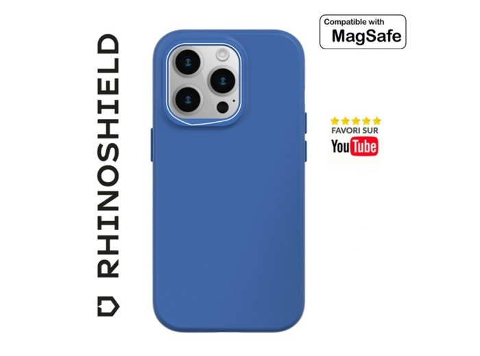RHINOSHIELD COQUE SOLIDSUIT BLEU COBALT COMPATIBLE MAGSAFE POUR APPLE IPHONE 14 PRO MAX