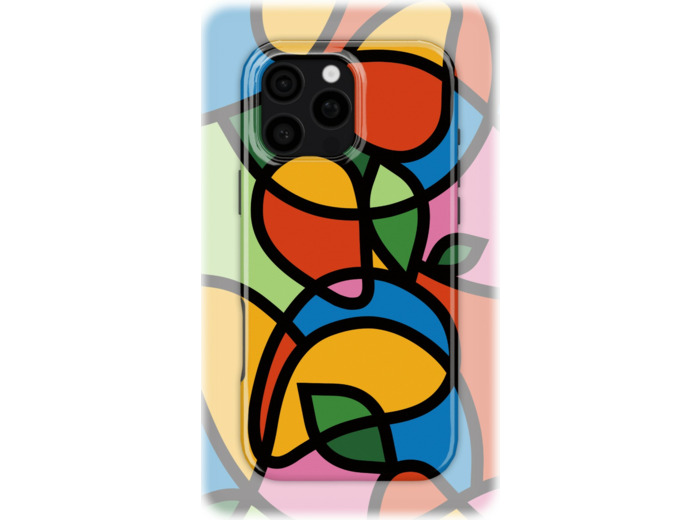Abstract Garden | Coque de téléphone 3D 2en1 Ultra-résistante