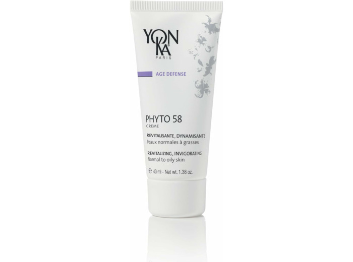 Phyto 58 Yonka 40ml - Crème Nuit Revitalisante pour Peaux Normales à Grasses