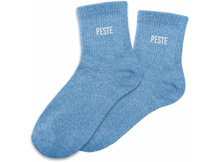 Chaussettes paillettes peste