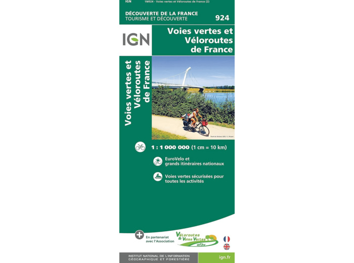 924 - VELOROUTES ET VOIES VERTES DE FRANCE