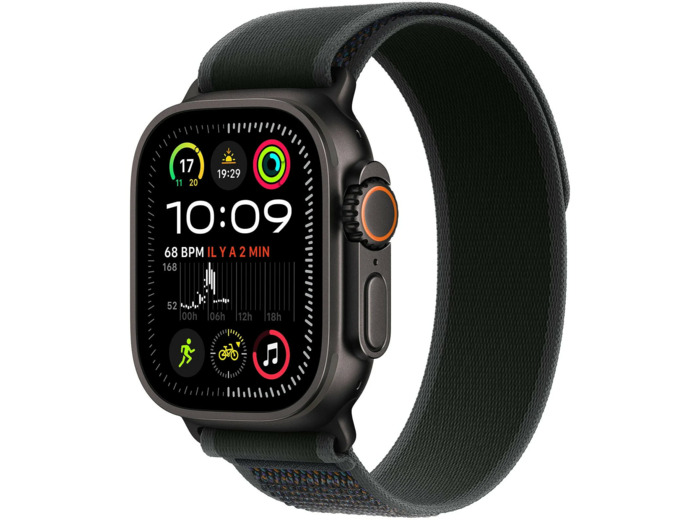 APPLE Watch Ultra 2 49mm boitier titane noir GPS + Cellular - Neuf