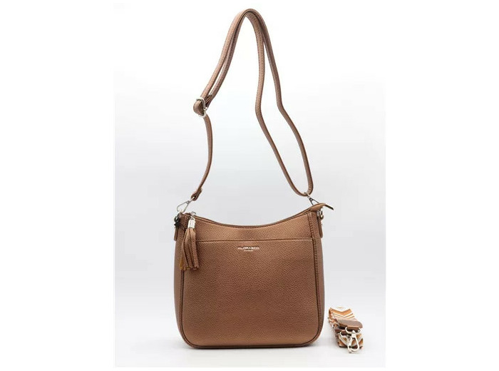 P410- Sac porté travers Flora & Co (marron)