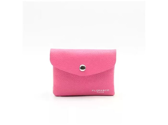P410- Porte Monnaie / Cartes (fuchsia)