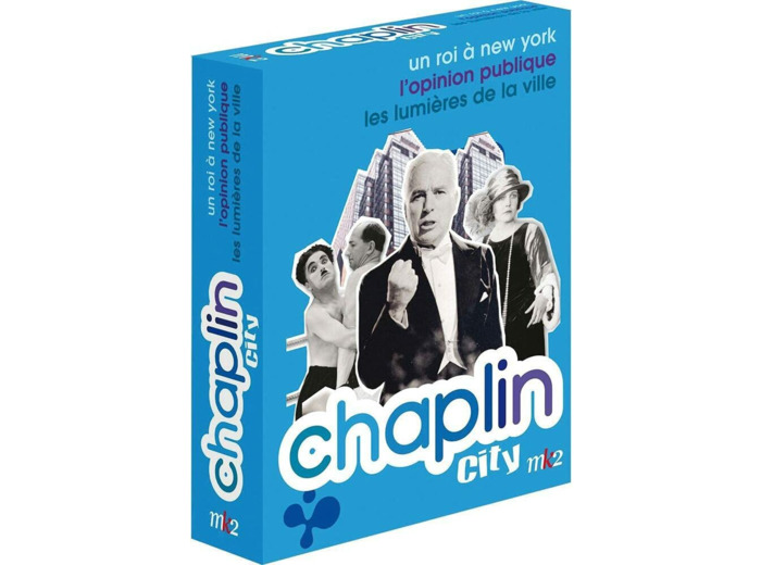Coffret Chaplin City - Un roi à New-York - L'opinion publique - Les lumières de la ville