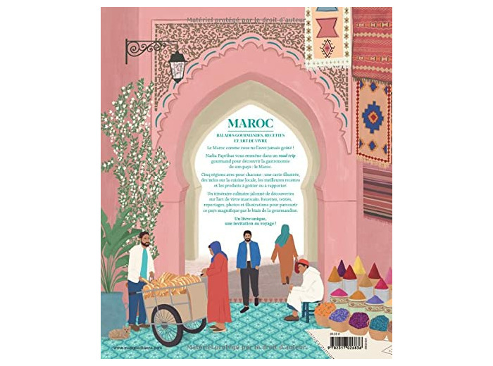 MAROC - BALADES GOURMANDES, RECETTES ET ART DE VIVRE